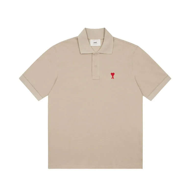 Ami De Coeur Polo Shirt Breige