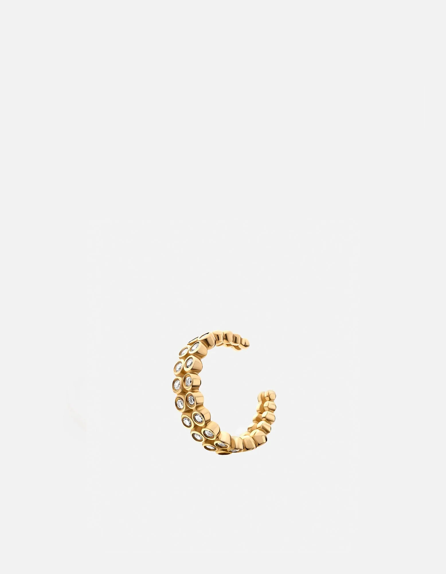 Apollo Ear Cuff, 14k Gold Pavé