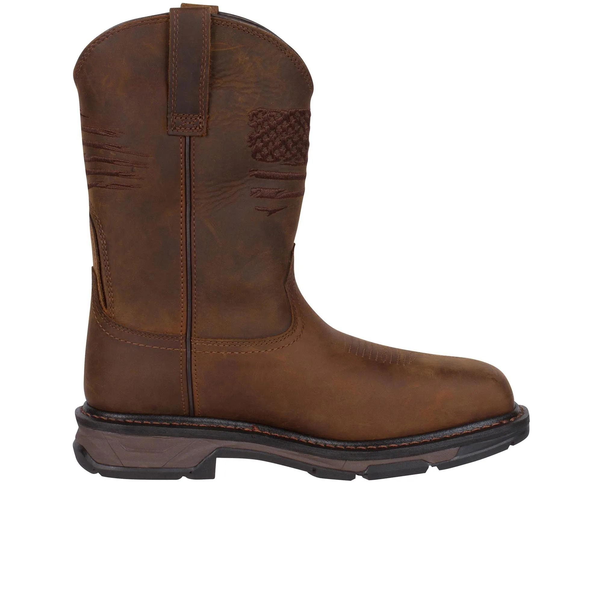 Ariat WorkHog XT Patriot Carbon Fiber Toe Distressed Brown