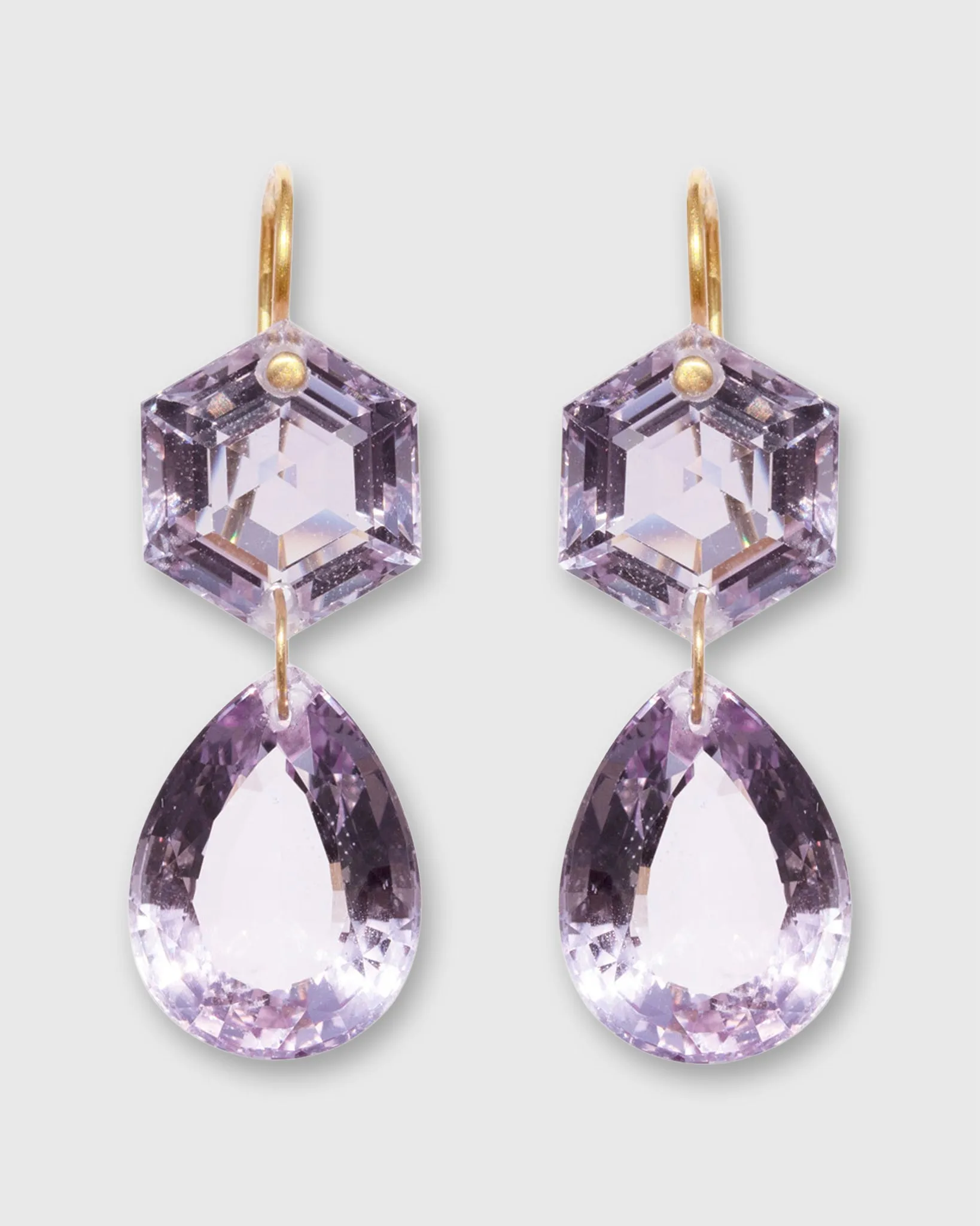 Bianca Earrings in Amethyst