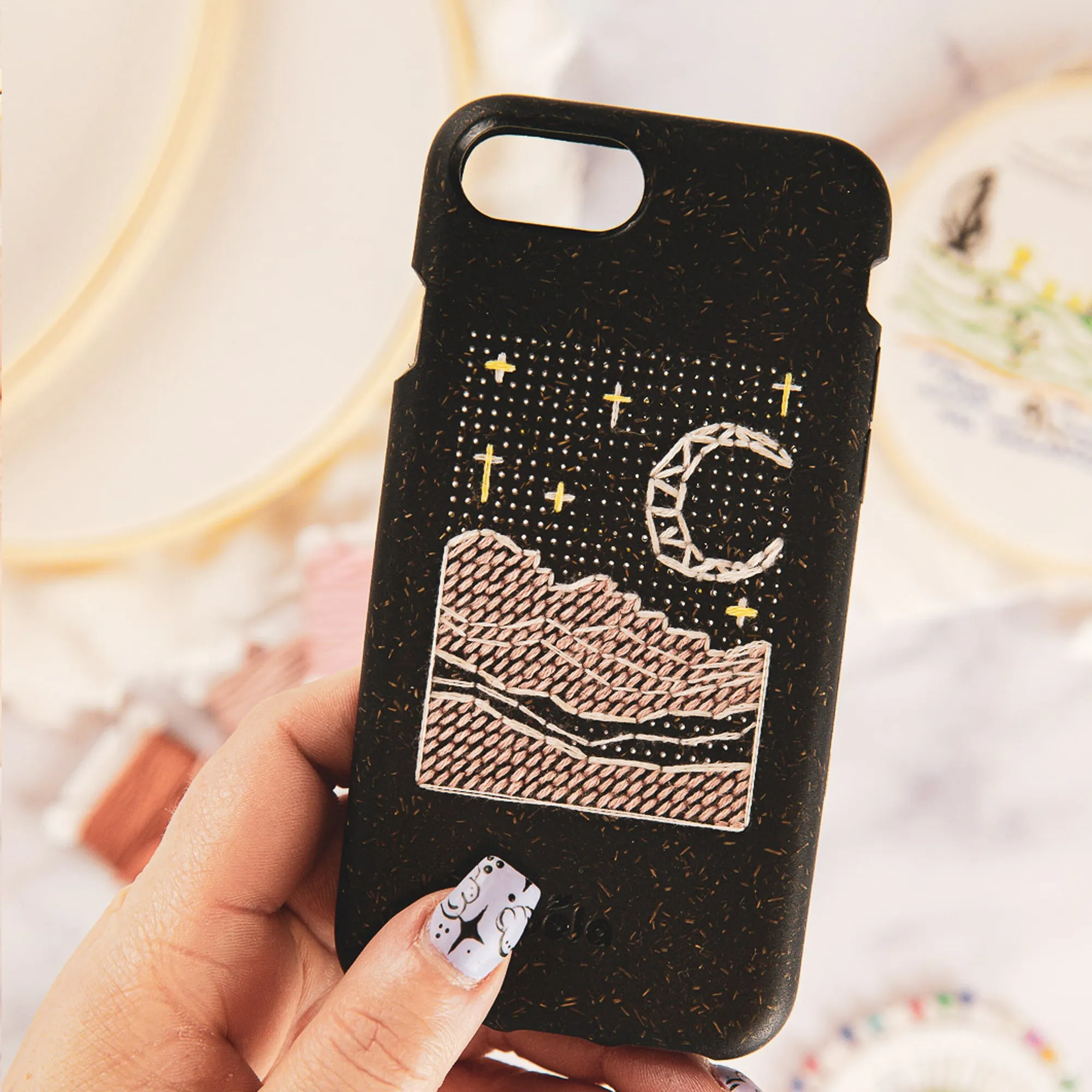 Black iPhone 11 Pro Stitch Case