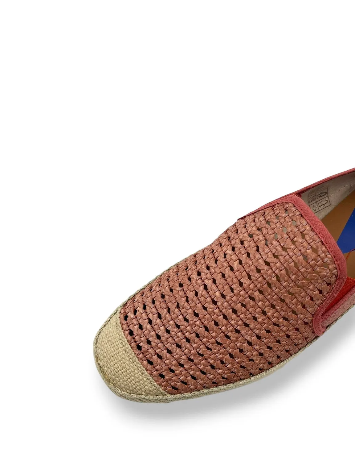 Blade Woven Leather Espadrilles