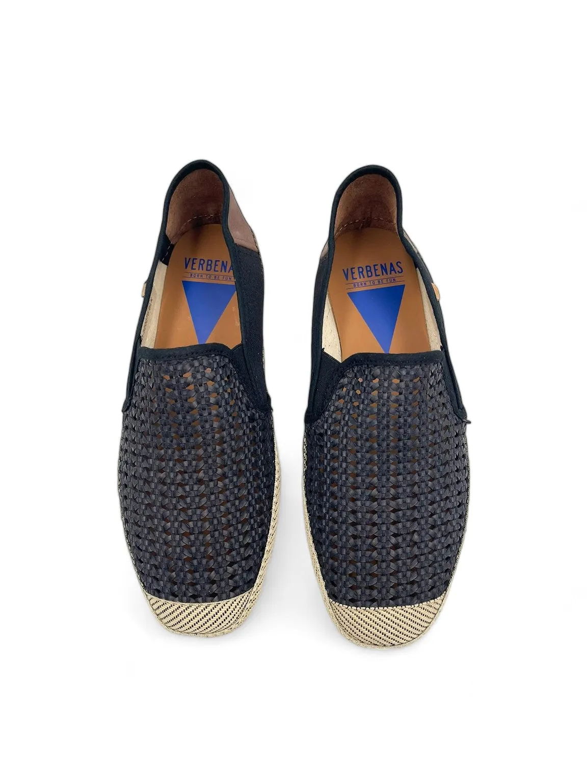 Blade Woven Leather Espadrilles