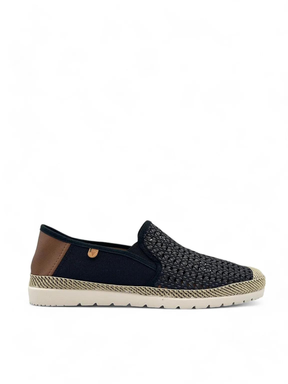 Blade Woven Leather Espadrilles