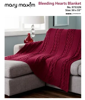 Bleeding Hearts Blanket - Pattern Only