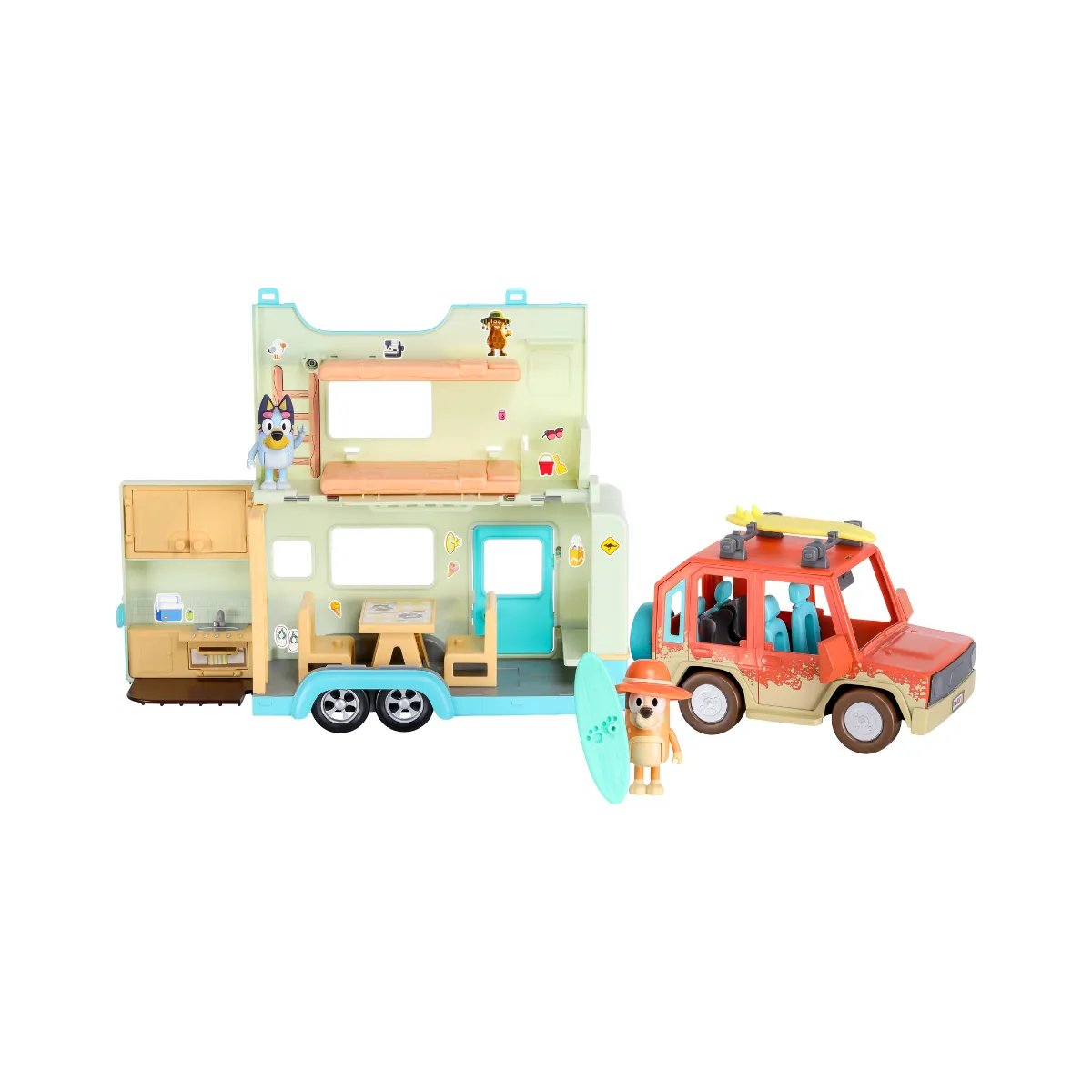 Bluey Set Caravana Vacaciones Playa S9