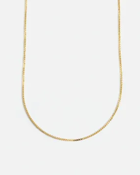 Box Chain in 10k Yellow Gold