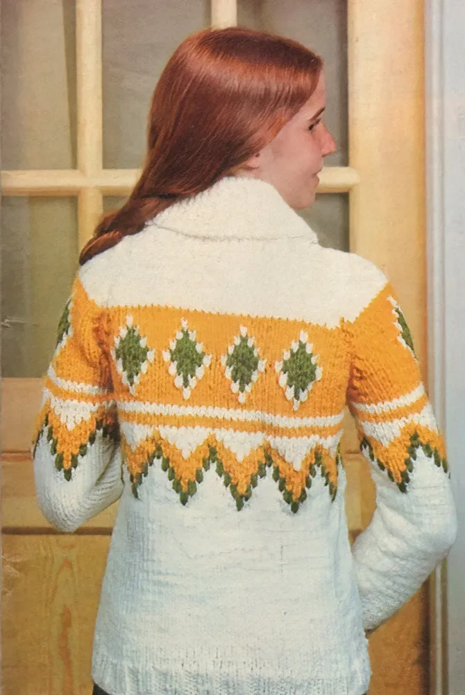 Boys' or Girls' Saranac Cardigan Pattern