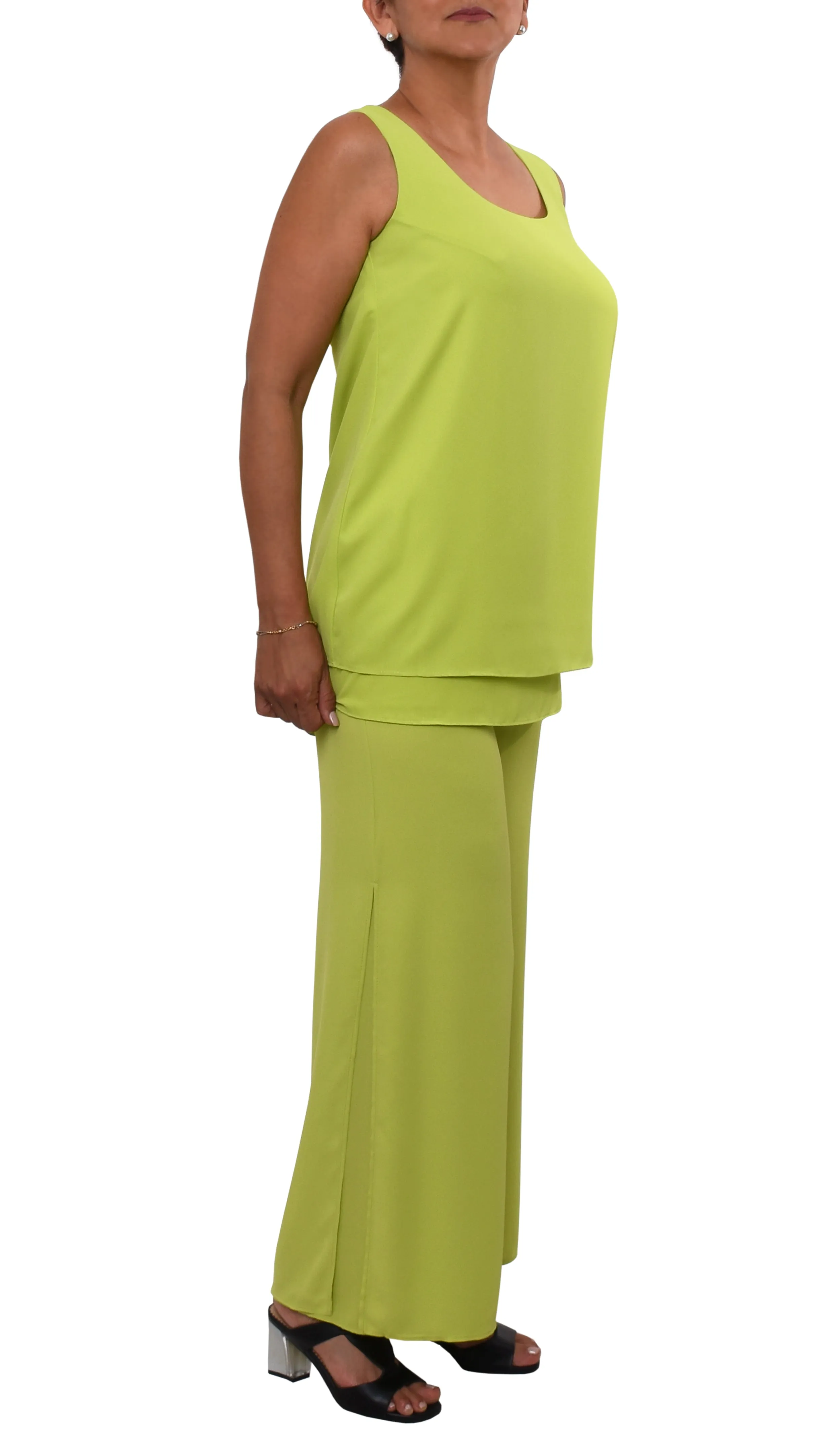 Cami Doublé "Lime" -CA525R | Double Layered Cami "Lime" -CA525R