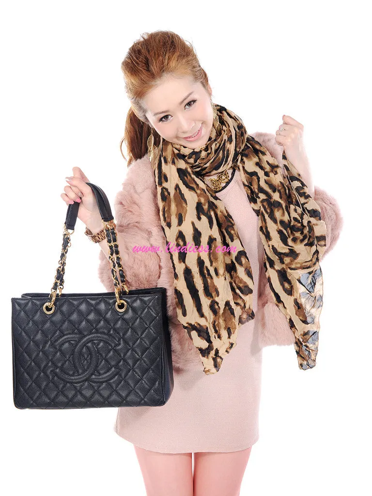 CHIC VOLUMENESS BIG LEOPARD SCARF