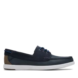 CLARKS | NAUTICOS HOMBRE | BRATTON BOAT NAVY NUBUCK | AZUL