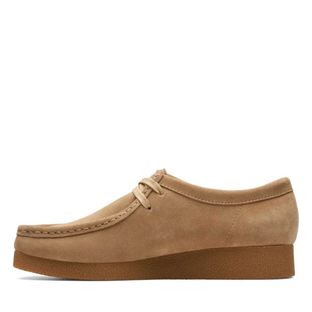 CLARKS | WALLABEE MUJER | WALLABEE EVO SH DARK SAND SUEDE | BEIGE