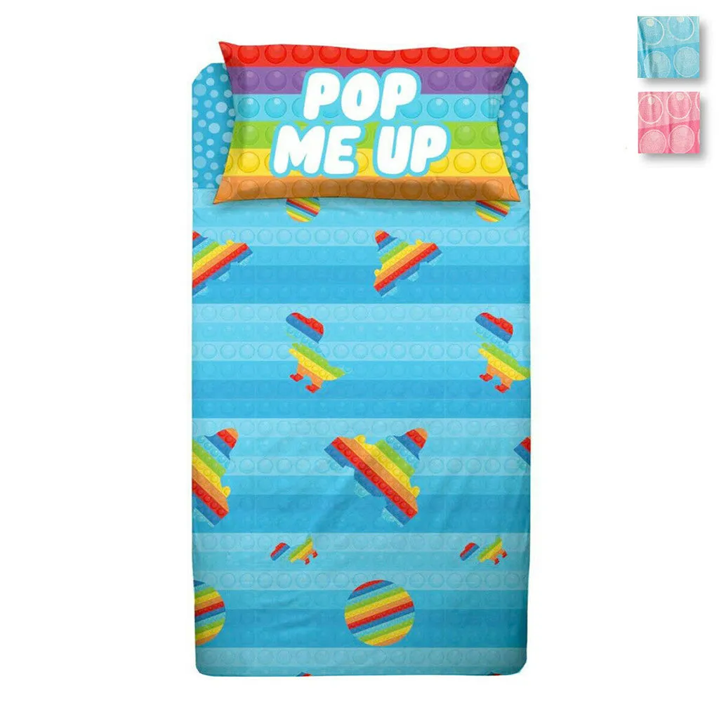 Completo Letto Singolo Cotone Pop Me Up