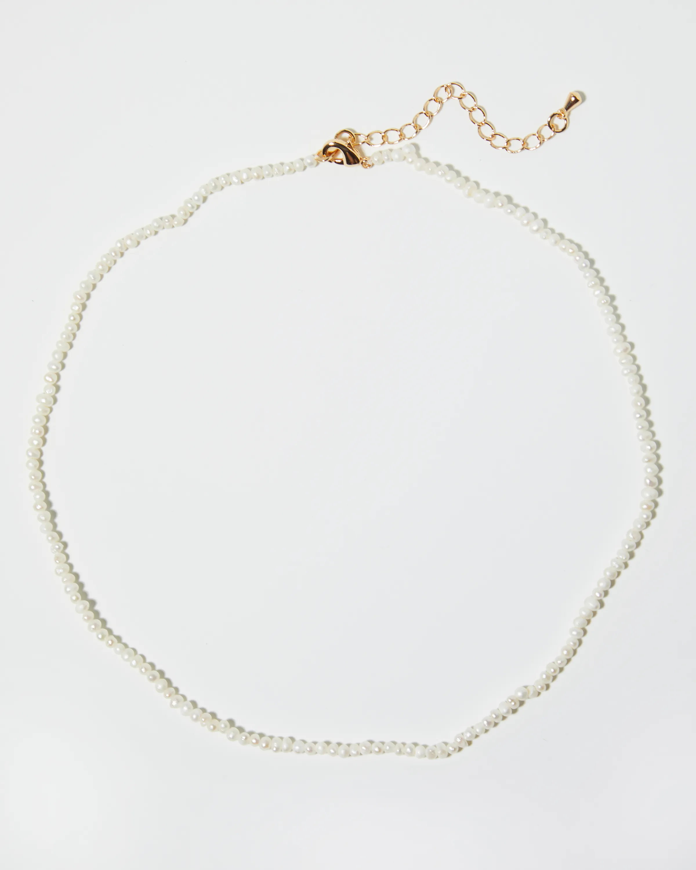 Double Pearl Necklace