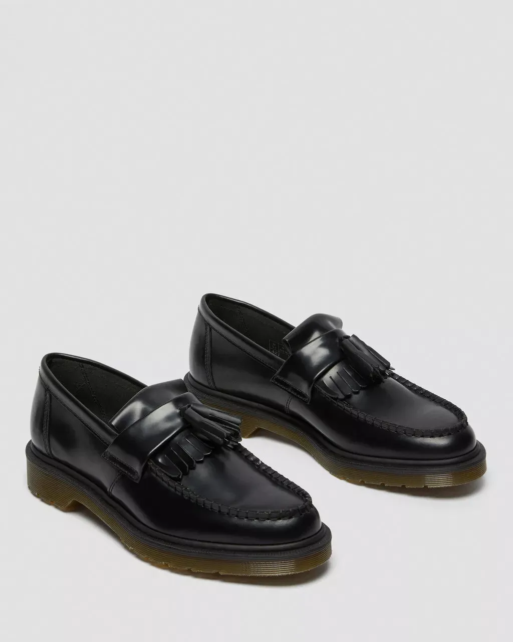 DR. MARTENS | ZAPATOS CASUAL UNISEX | ADRIAN BLACK POLISHED SMOOTH BLACK | NEGRO