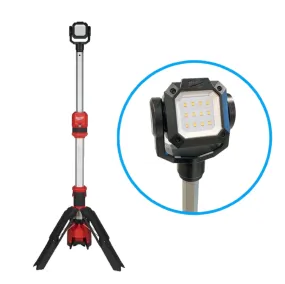 Faro LED con treppiede allungabile fino a 1.72m 1400 lumen a batteria M12 MILWAUKEE SAL-0