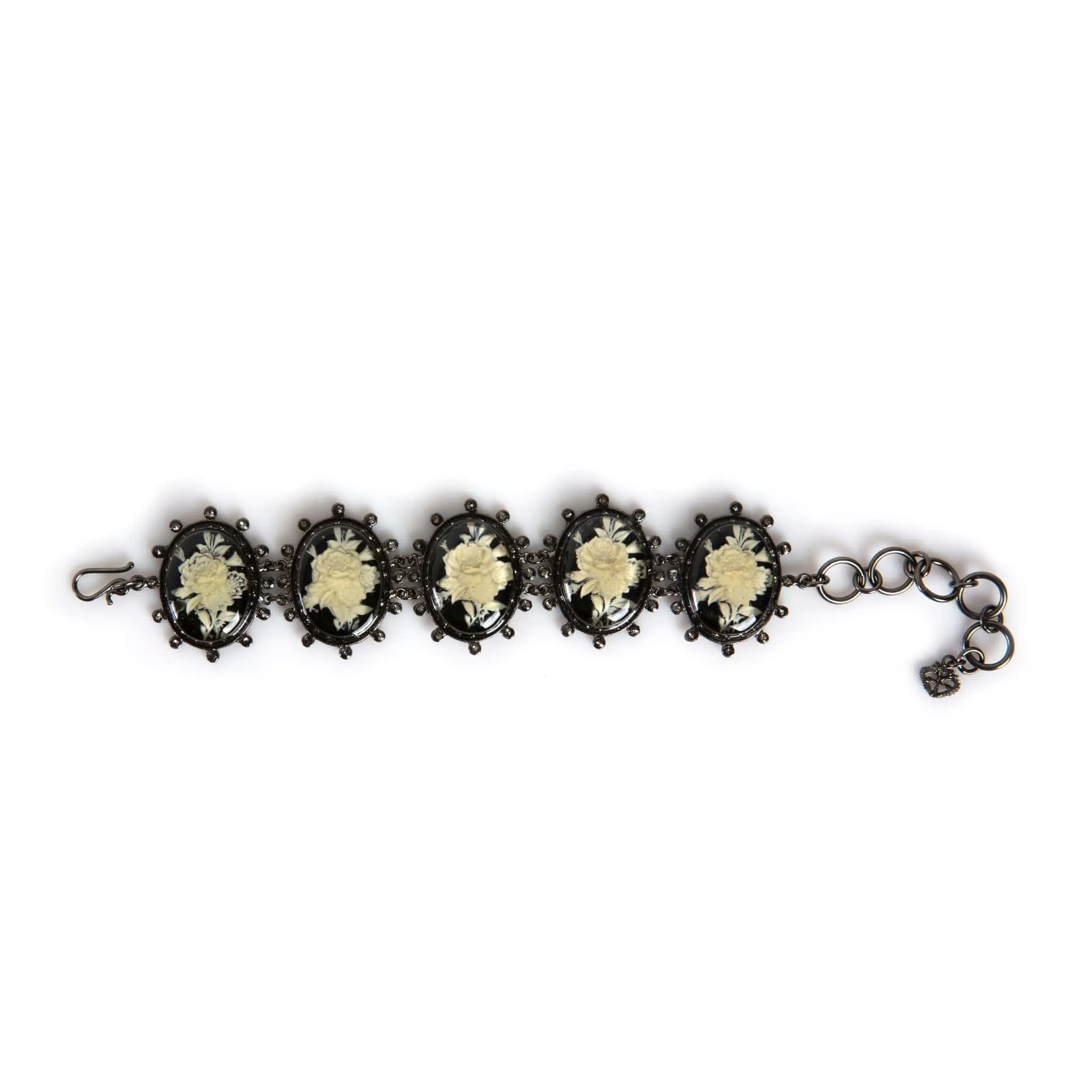 Floral Cameo Bracelet