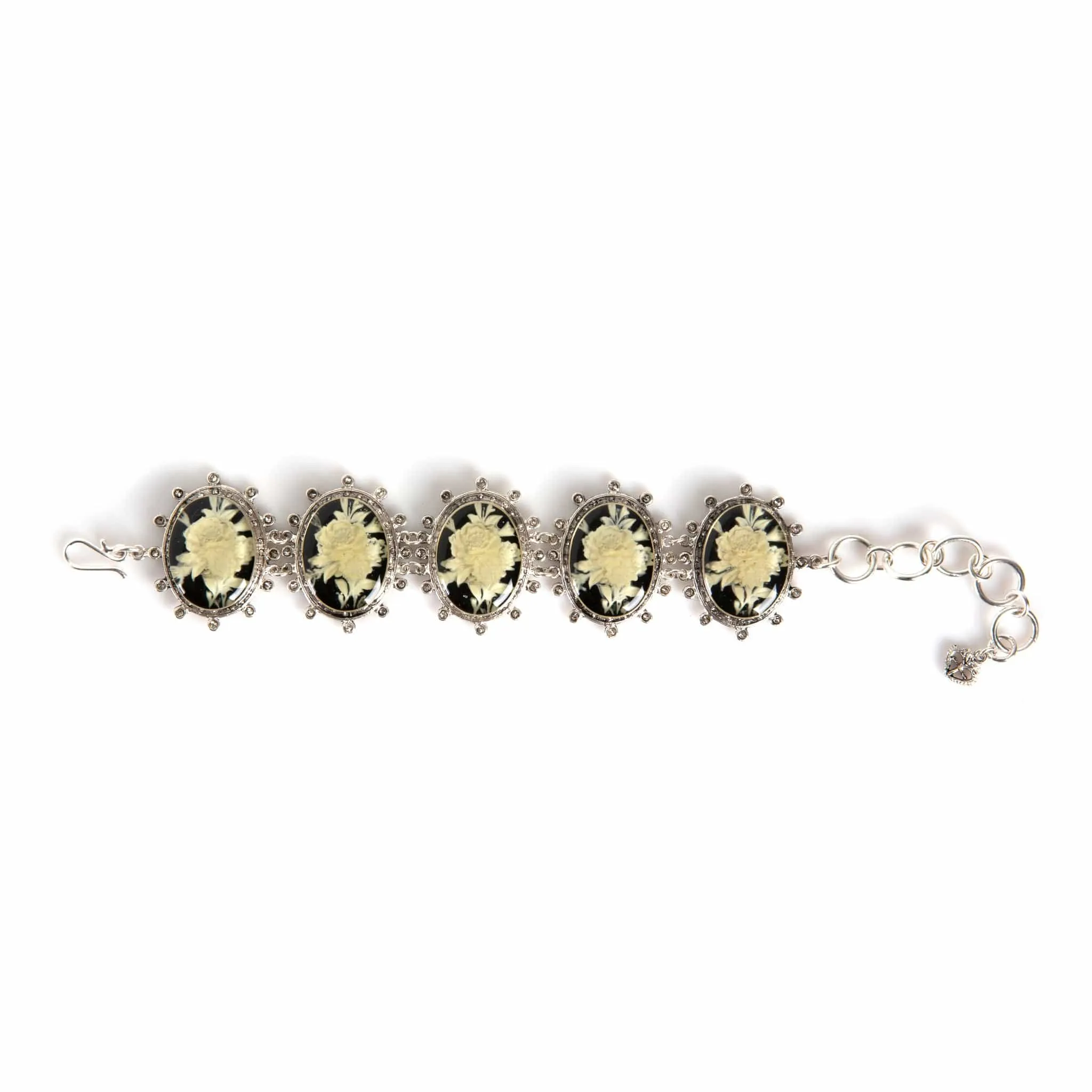 Floral Cameo Bracelet