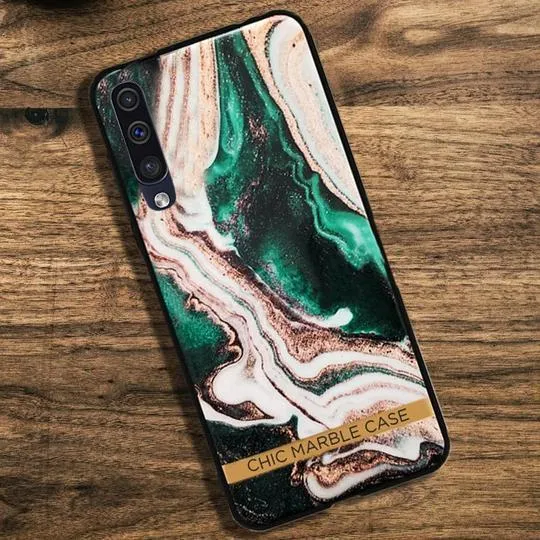 Galaxy A50 Landscape Chic Marble Case