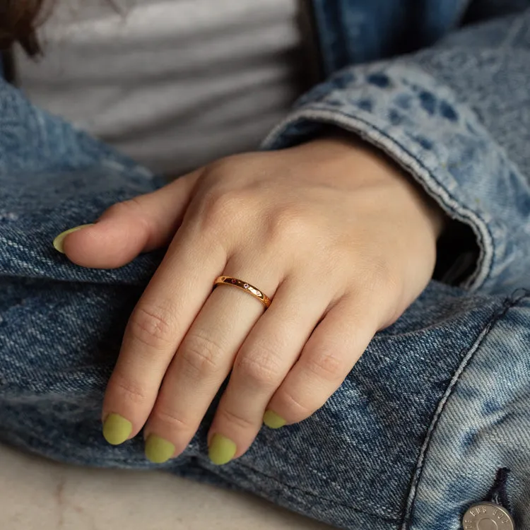 Gold Starburst Ring