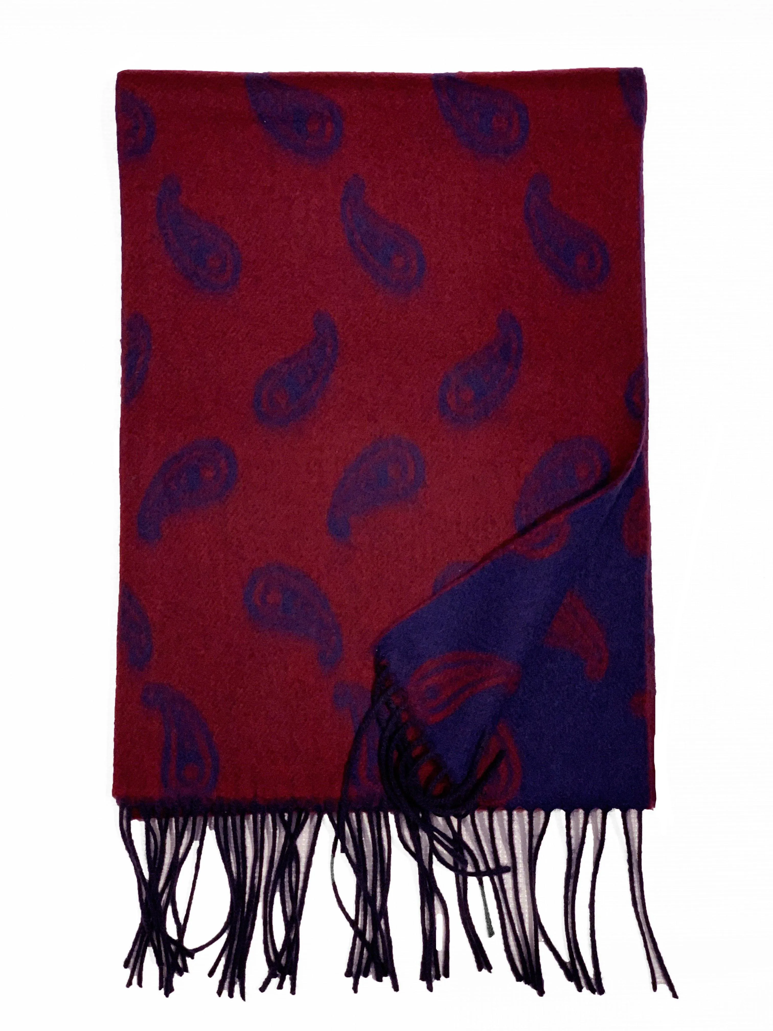 Hemley - Foulard paisley de laine et cachemire