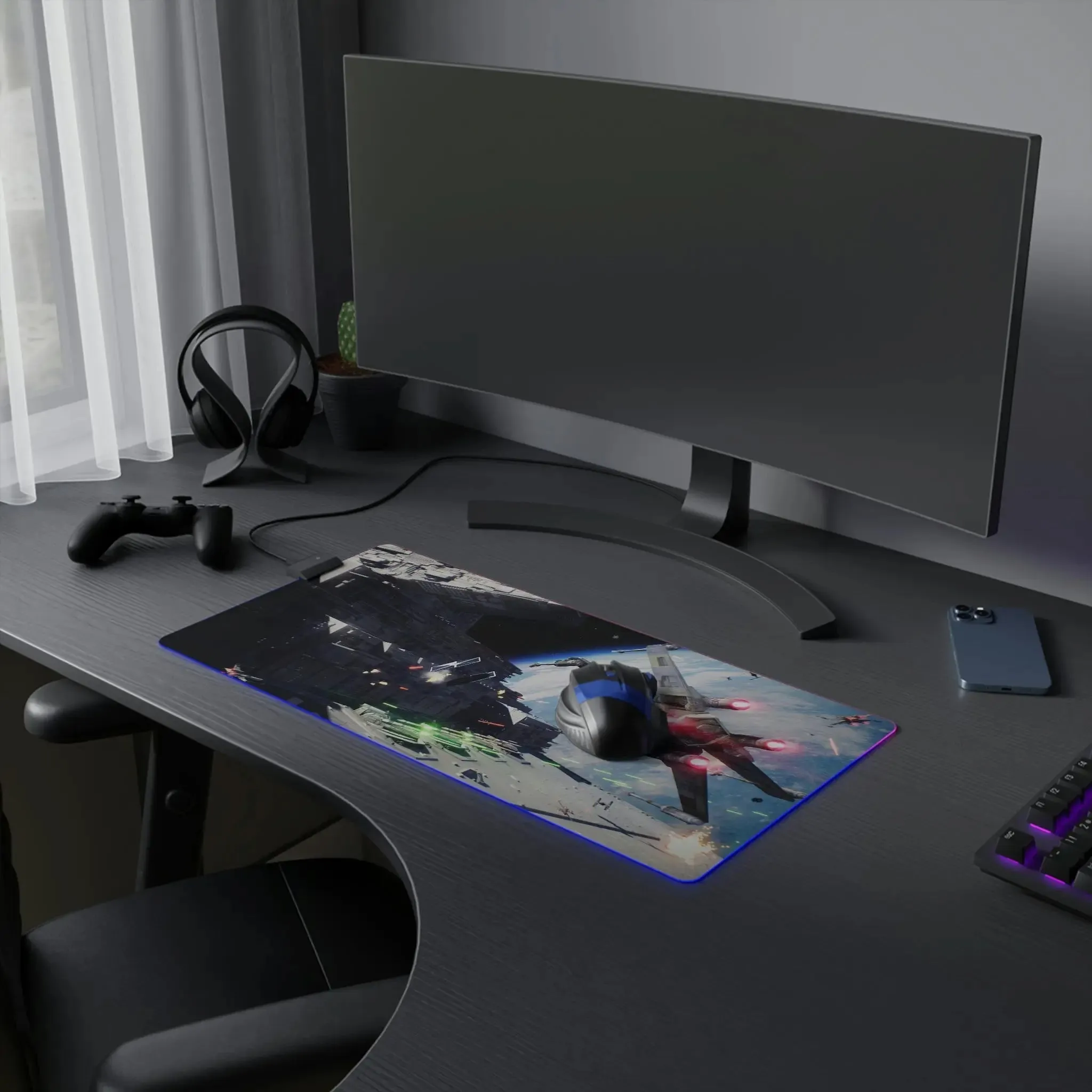 LED Gaming Mouse Pad X-Wing Skywalker