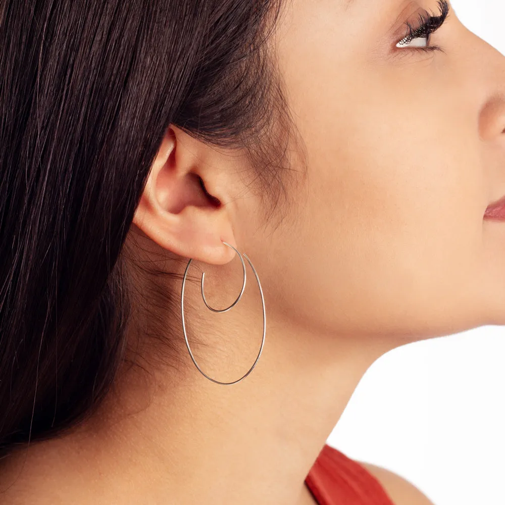 Loop de Loop Earrings in Gold - Large