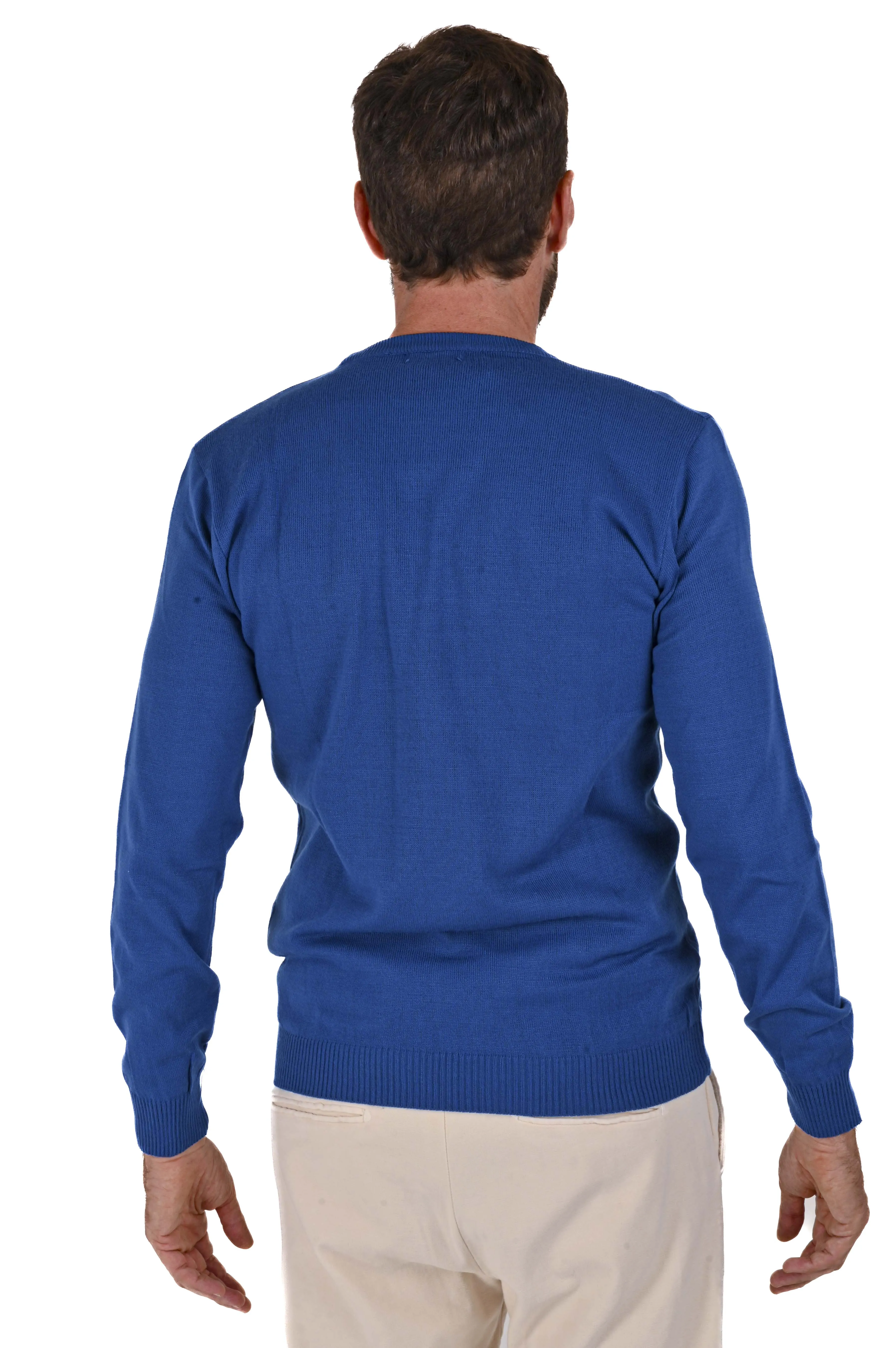 Maglione uomo con ricamo DM 2404 in vari colori - Displaj