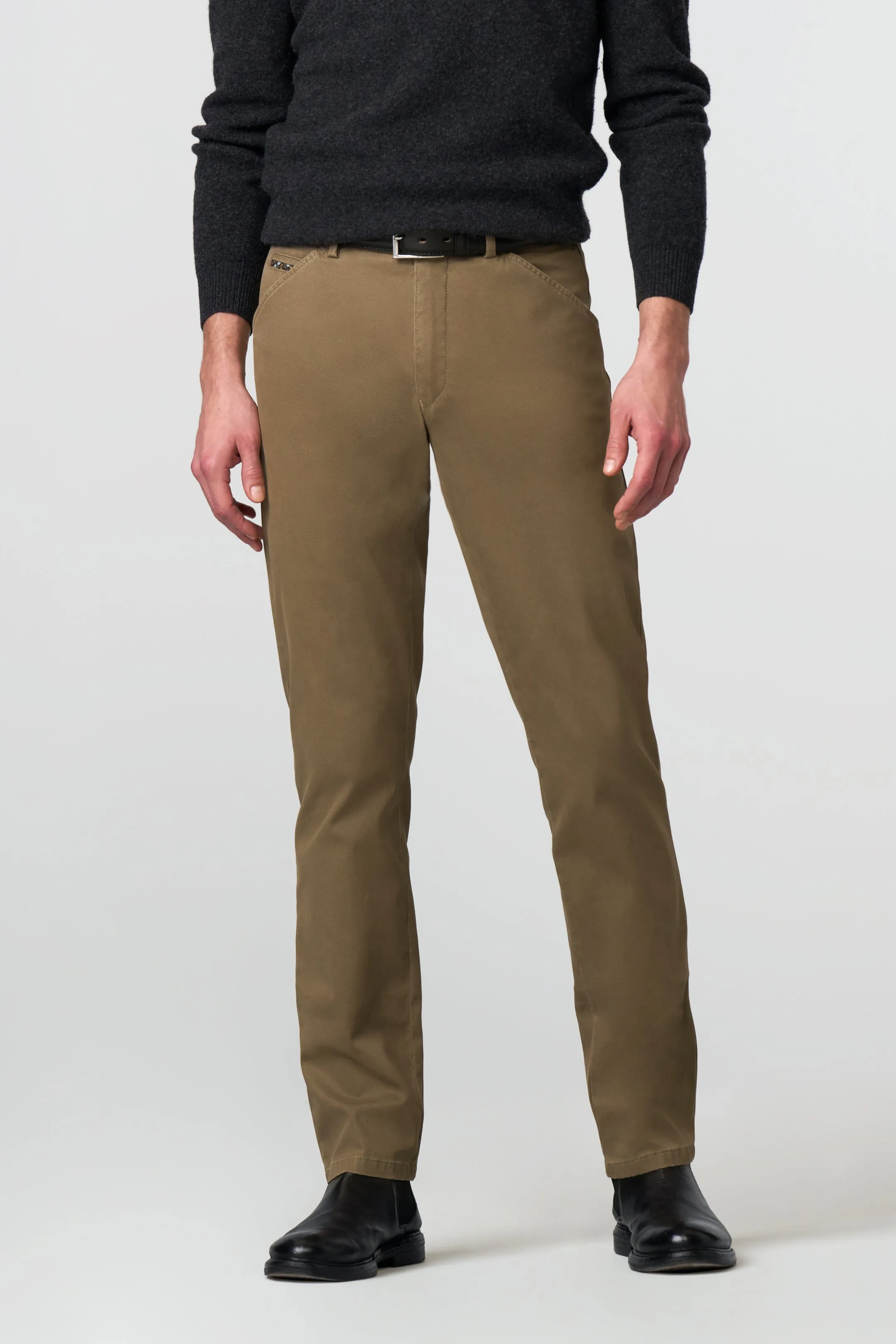 Meyer - Pantalon de coton texturé Chicago 5615