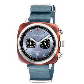 MONTRE BRISTON - CLUBMASTER SPORT ACÉTATE - BLEU GLACIER