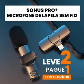 SonusPro - Microfone de lapela sem fio