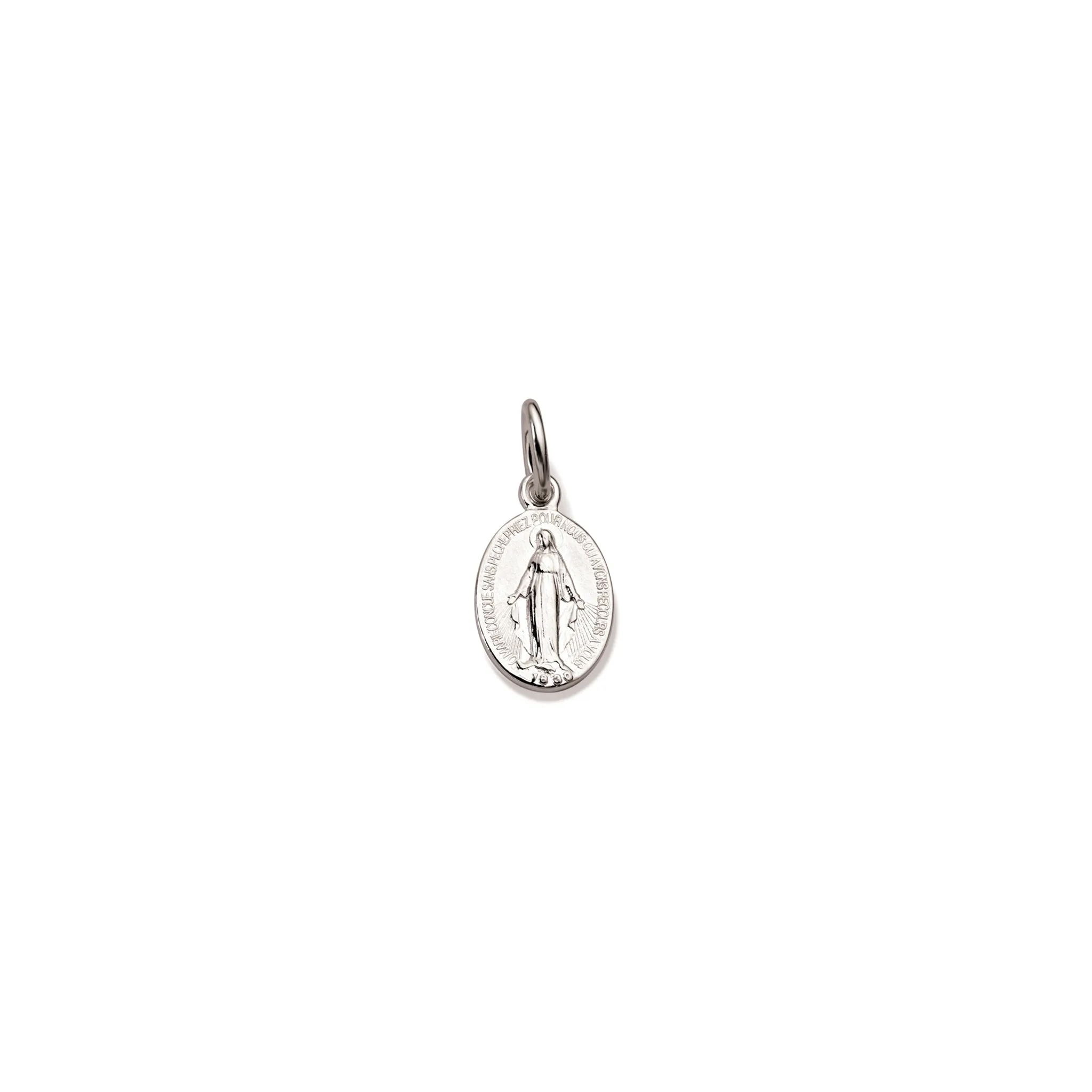 St Marie Miraculeuse Necklace Pendant Silver