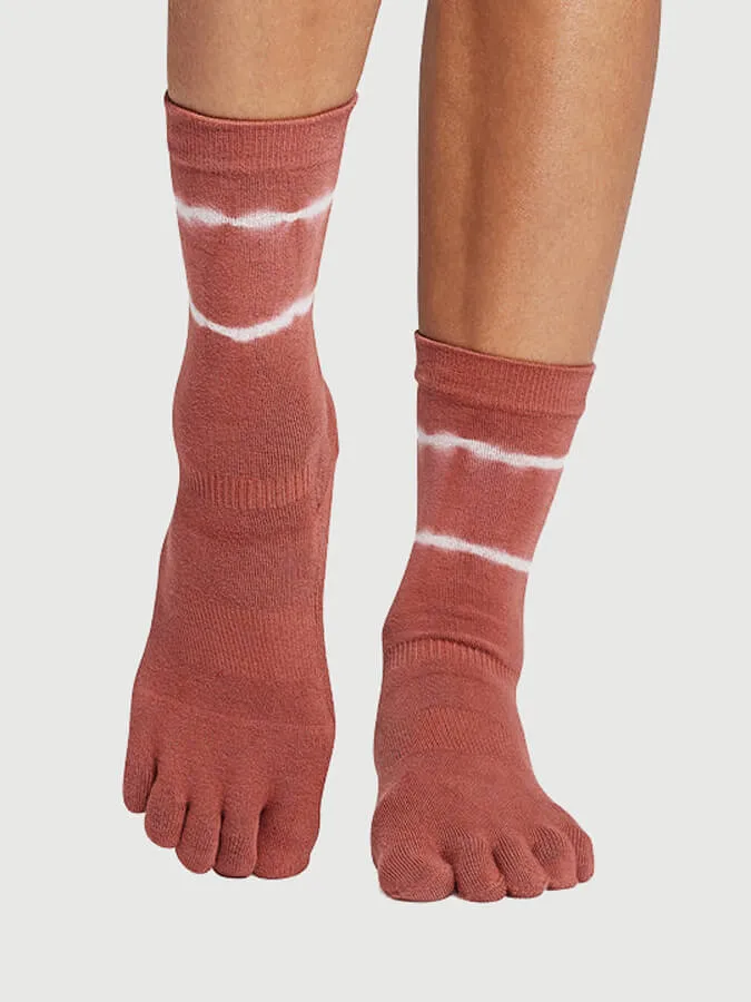 ToeSox Crew Full Toe Women's Yoga Grip Socks