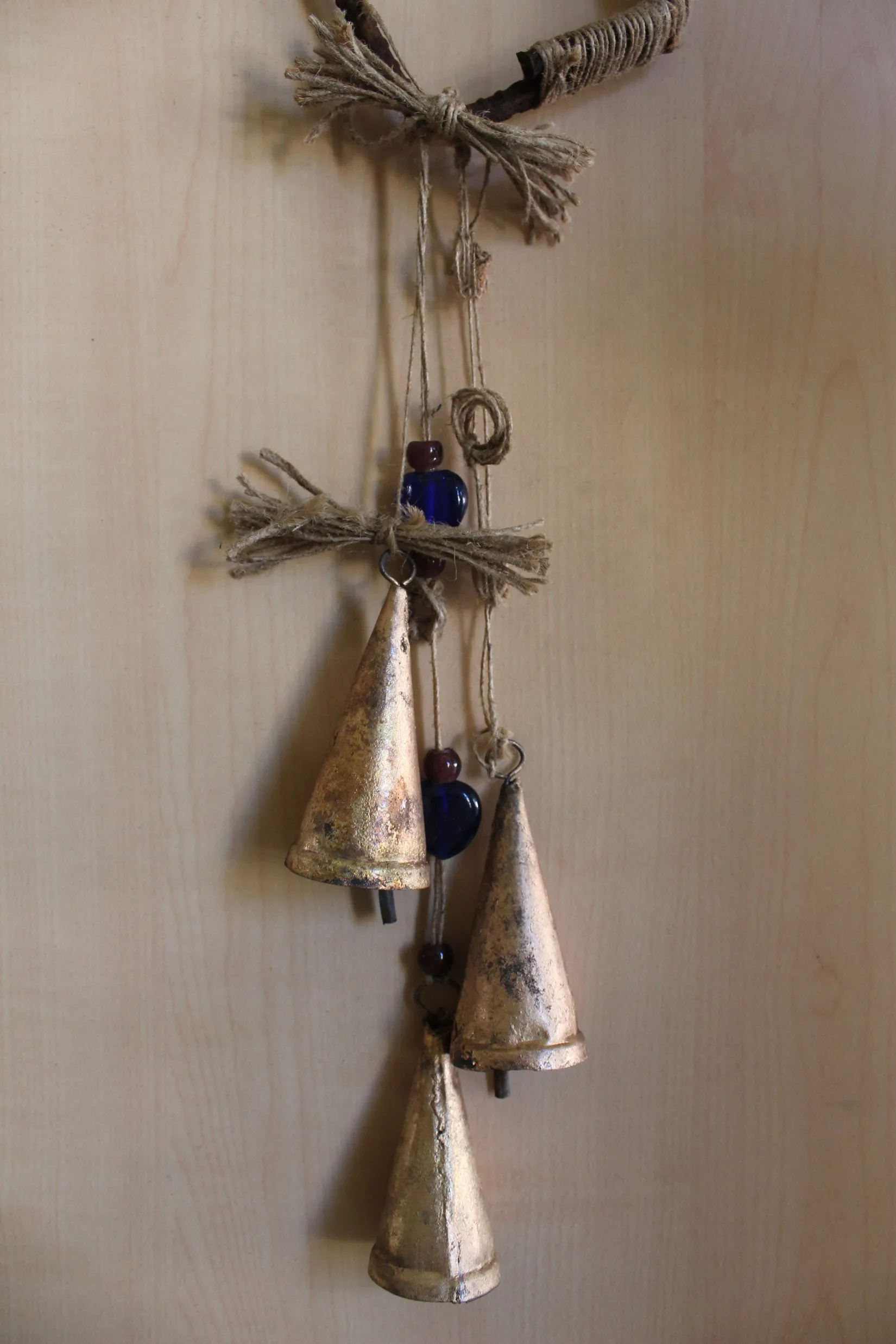 Witches Bells , Protection Bell Rustic Chimes Halloween Festival Decoration