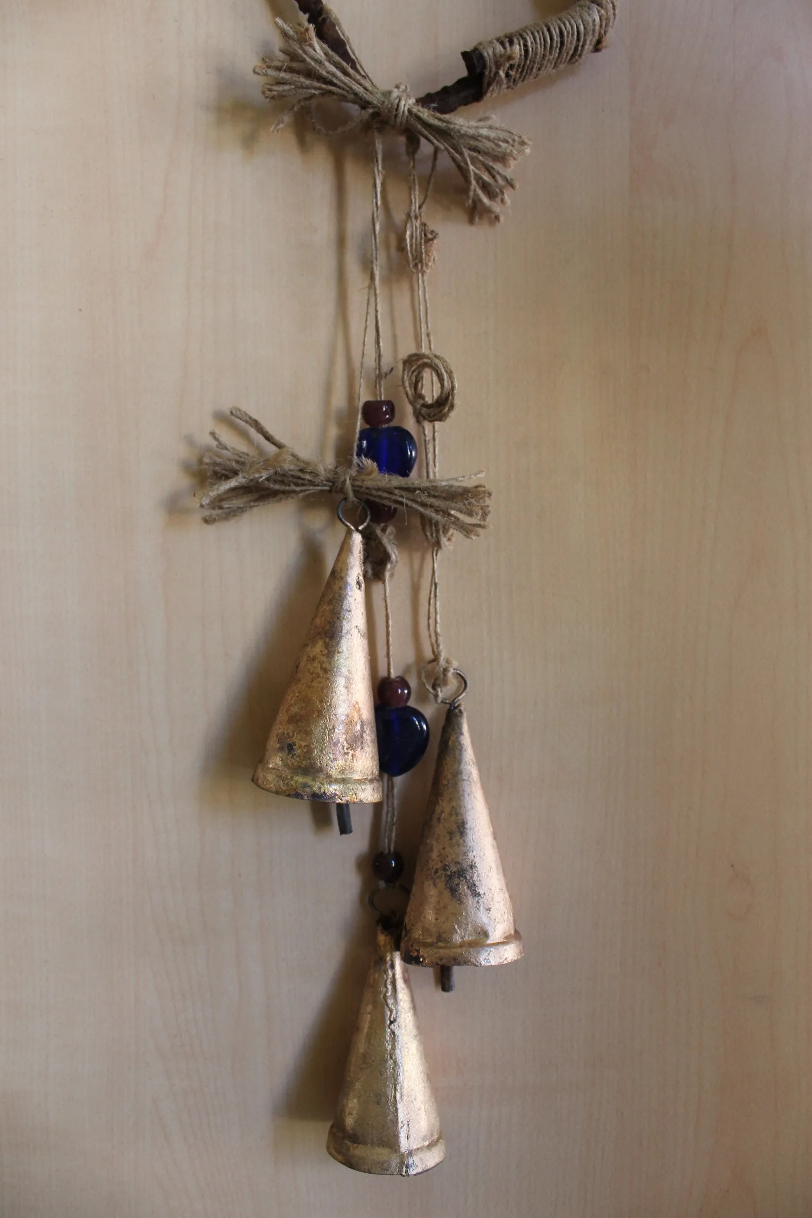 Witches Bells , Protection Bell Rustic Chimes Halloween Festival Decoration