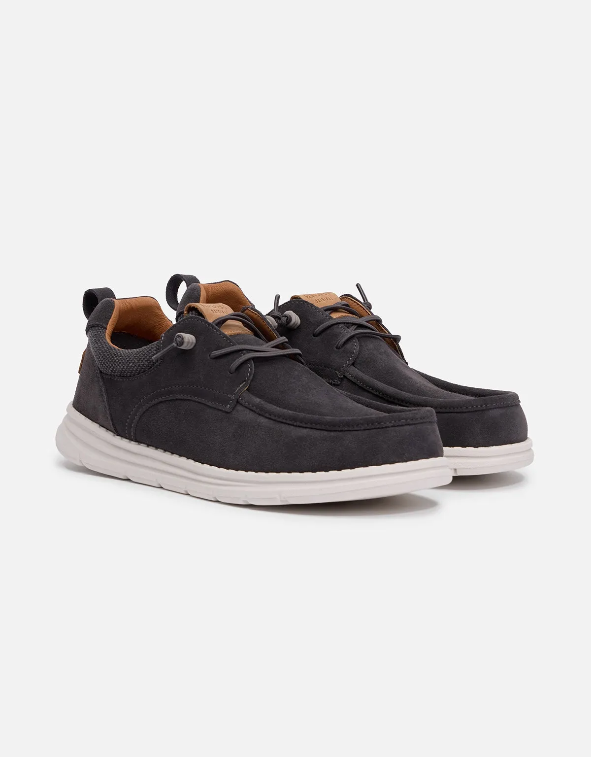 Zapato Casual Wallabee Ante Gris  - Torkel