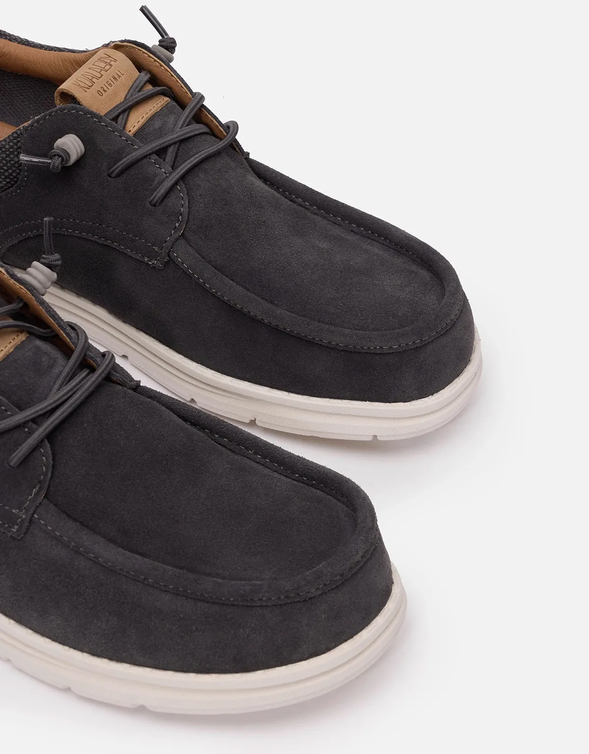 Zapato Casual Wallabee Ante Gris  - Torkel